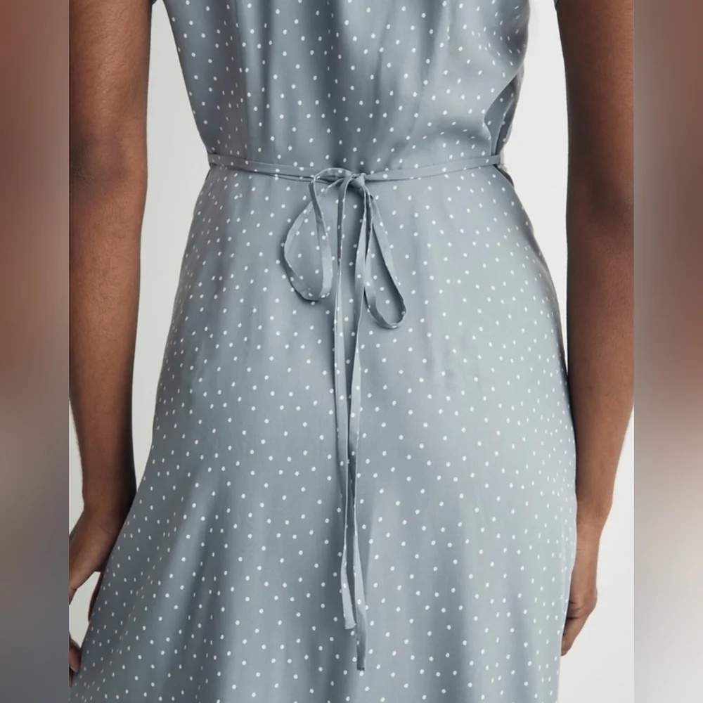 Madewell Dreamy Blue Midi Dress NWT - Picture 3 of 9